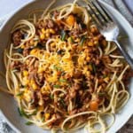 Cowboy Spaghetti Recipe.